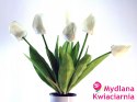 Bukiet mydlany tulipany dla babci - kwiaty mydlane