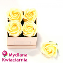 Kwiaty Mydlane Flower Box 4YOU - waniliowe róże