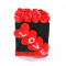 Bukiet mydlany Flower Box Wyznanie Miłości – 16 róż