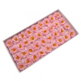 Kwiat mydlany główka - kamelia różowa 36 sztuk