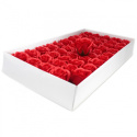 Kwiat mydlany główka - róża czerwona 50 sztuk