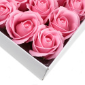 Kwiat mydlany główka - róża różowa 50 sztuk