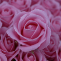 Kwiat mydlany główka - róża różowa 50 sztuk