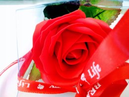 Duża Róża kwiat mydlany - piękny prezent