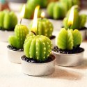 Zestaw 6 Świeczek Kaktusów - wzór 3