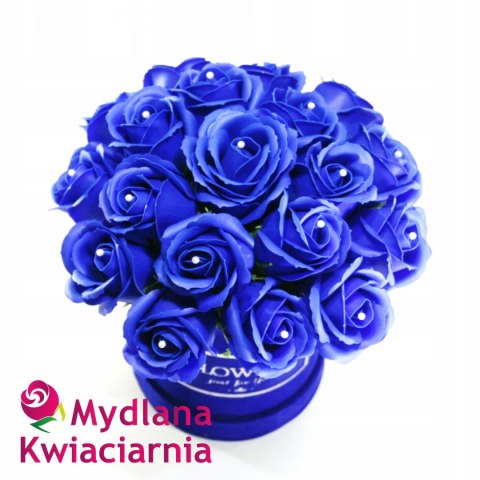 Bukiet mydlany Kwiaty Mydlane Flower Box - 19 róż