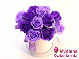 Bukiet mydlany Kwiaty Mydlane Flower Box LUX róże