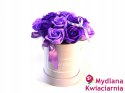 Bukiet mydlany Kwiaty Mydlane Flower Box LUX róże