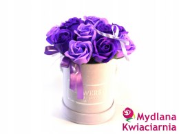 Bukiet mydlany Kwiaty Mydlane Flower Box LUX róże