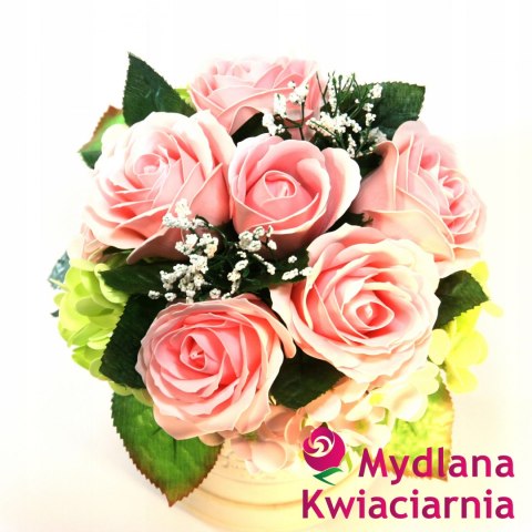 Bukiet mydlany Kwiaty Mydlane Flower Box PREMIUM