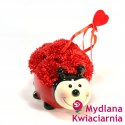 Bukiet mydlany Kwiaty Mydlane w ceramice - LOVE