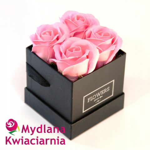 Kwiaty Mydlane Flower Box 4YOU - różane róże