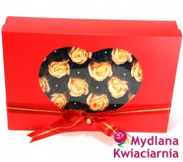 Kwiaty Mydlane FlowerBox zestaw Premium Max 40 róż