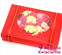 Kwiaty Mydlane FlowerBox zestaw Premium Max Miś