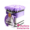 Bukiet Mydlany flower box z kokardą