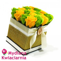 Bukiet Mydlany flower box z kokardą