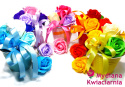 Bukiet kwiatów mydlanych Promyk - różowy