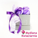 Kwiaty Mydlane Flower Box 4YOU LUX - liliowe róże