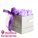 Kwiaty Mydlane Flower Box 4YOU LUX - liliowe róże