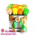 Bukiet Mydlany FENIKS flower box z kokardą