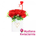 Bukiet mydlany Flower Box LOVE