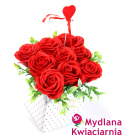 Bukiet mydlany Flower Box LOVE