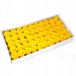Kwiat mydlany główka - róża żółta 50 sztuk