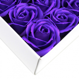 Kwiat mydlany główka - róża fioletowa 50 sztuk