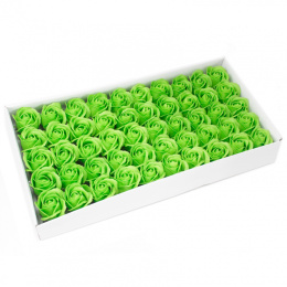 Kwiat mydlany główka - róża zielona 50 sztuk