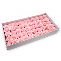 Kwiat mydlany główka - piwonia japońska różowa 50 sztuk