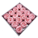 Kwiat mydlany główka - piwonia różowa 16 sztuk