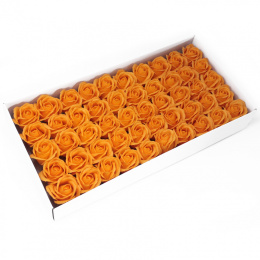 Kwiat mydlany główka - róża jasno-pomarańczowa 50 sztuk