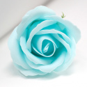 Kwiat mydlany główka - róża błękitna 50 sztuk