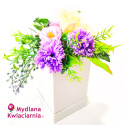 Flower box LUNA bukiet mydlany z podświetleniem LED