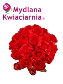 Elegancki bukiet mydlanych kwiatów Flowerbox - 20 róż