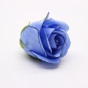 Kwiat mydlany główka - róża niebieska z czarną obwódką 50 sztuk