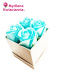 Kwiaty Mydlane Flower Box 4YOU - błękitne róże
