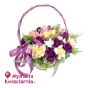 Bukiet mydlany Wenus Premium w koszyku