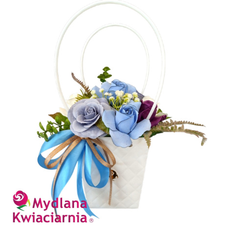 Bukiet mydlany flower box koperta Bukiet mydlany flower box koperta