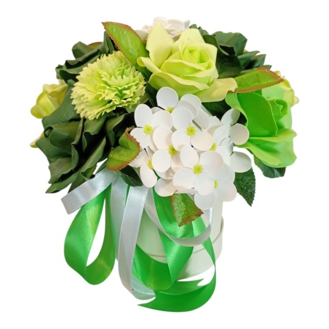 Elegancki bukiet mydlanych kwiatów - 15 pachnących kwiatów