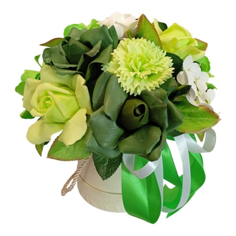 Elegancki bukiet mydlanych kwiatów - 15 pachnących kwiatów