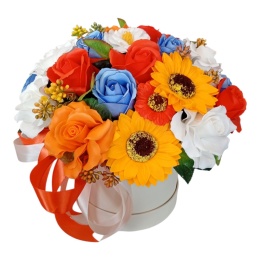 Bukiet mydlany Flower Box PREMIUM