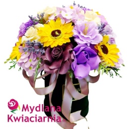 Bukiet mydlany Flower Box PREMIUM