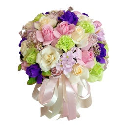 Bukiet mydlany Flower Box PREMIUM