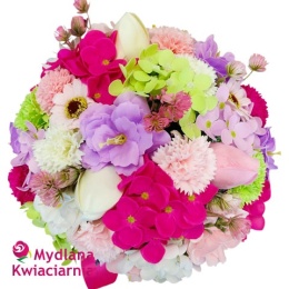 Elegancki bukiet mydlanych kwiatów - 35 pachnących kwiatów