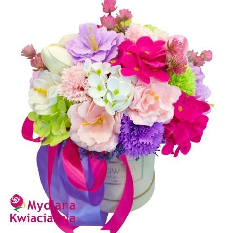 Elegancki bukiet mydlanych kwiatów - 35 pachnących kwiatów Elegancki bukiet mydlanych kwiatów - 35 pachnących kwiatów